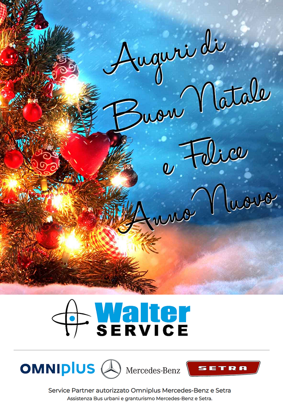 tutto lo staff della Walter Service vi augura Buon Natale e Felice Anno Nuovo
