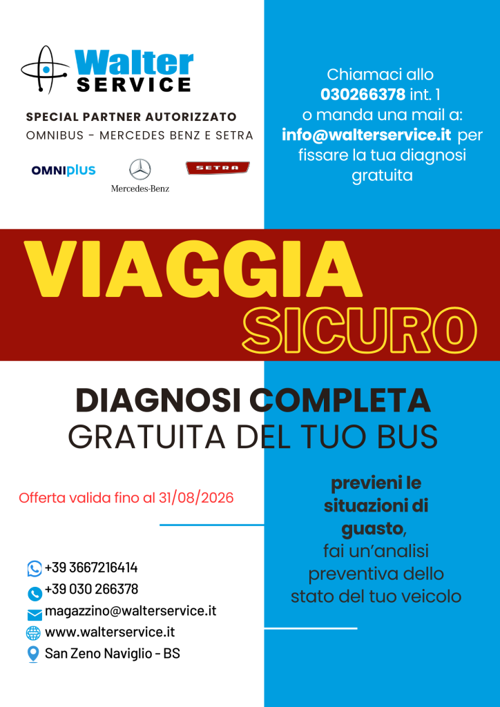 DIAGNOSI GRATUITA sul tuo bus Mercedes & Setra