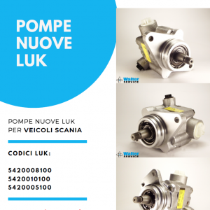 offerta gennaio pompe luk nuove impianto sterzo veicoli scania