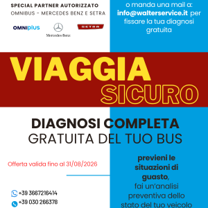 DIAGNOSI GRATUITA sul tuo bus Mercedes & Setra